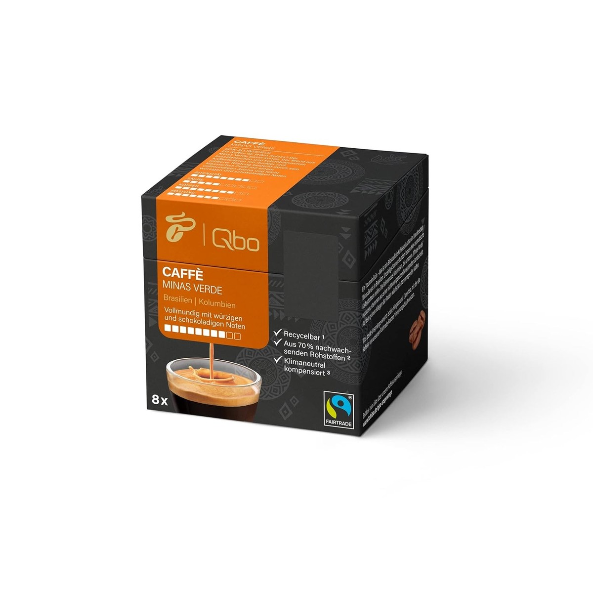 Tchibo Qbo Espresso Sidama Royal, 81 Kapseln, Intensität 4/10