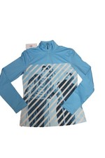 Bogner Women's Ski Sweater Pullover BELINE 1 Blue White Green Size 36 S New