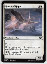 Heron of Hope 18 Common Innistrad: Crimson Vow Magic: The Gathering LP