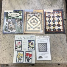 Mixed Lot of 5 Quilt Sewing Books Guides Patterns Project Leaflets Instructions