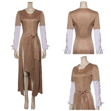 TV Wars:Return of the Jedi-Leia Cosplay costume Princess Dress Belt Halloween