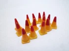VINTAGE CORGI TOYS GIFT SET 37 LOTUS RACING TEAM: TRAFFIC CONES x15 ONLY 1965