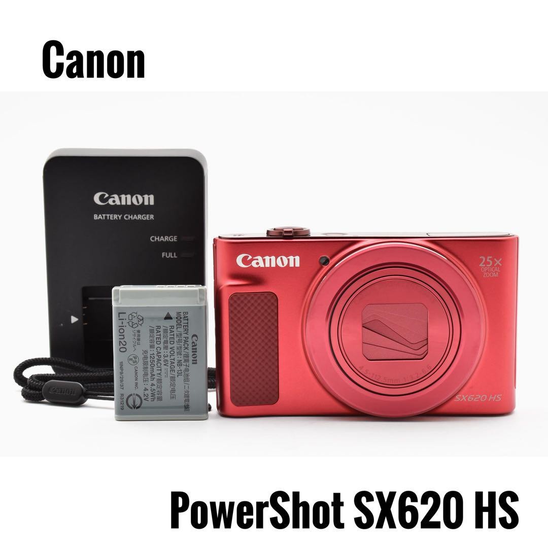 美品 Canon PowerShot SX620 HS Canon PowerShot SX620 HS WIFI Photo Digital Camera (Red