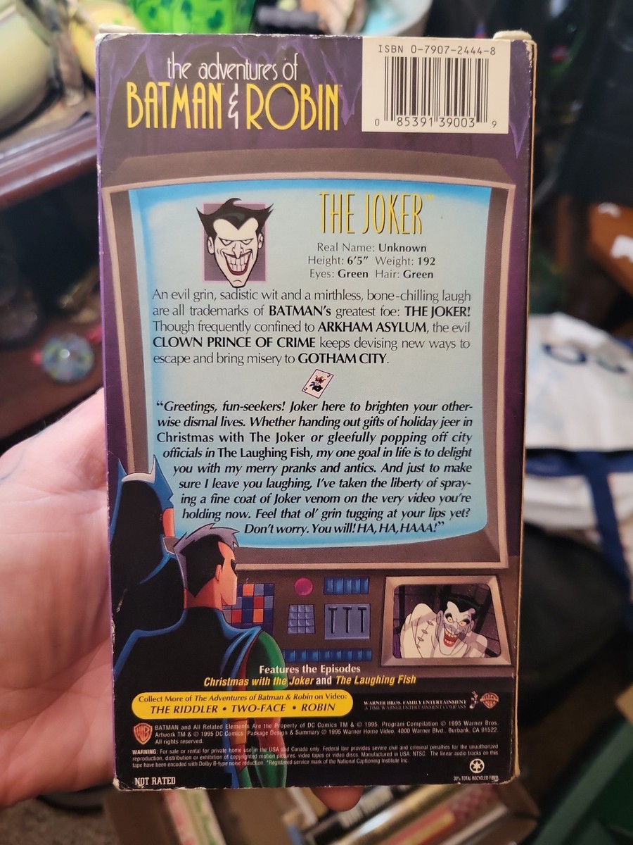 The Adventures of Batman Robin - The Joker (VHS, 1995) for sale