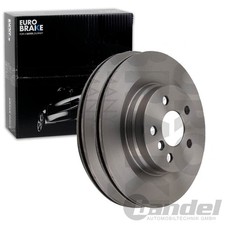 2X EUROBRAKE BREMSSCHEIBEN 300mm BELÜFTET HINTEN PASSEND FÜR BMW 1 2 X1 X2 MINI