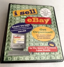 I SELL ON EBAY 3 Ring Loose Leaf Binder Organizer Tracking System - Lynn Dralle
