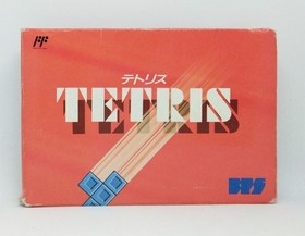 FC Tetris complete equipment [Famicom, game software, box theory, box ,