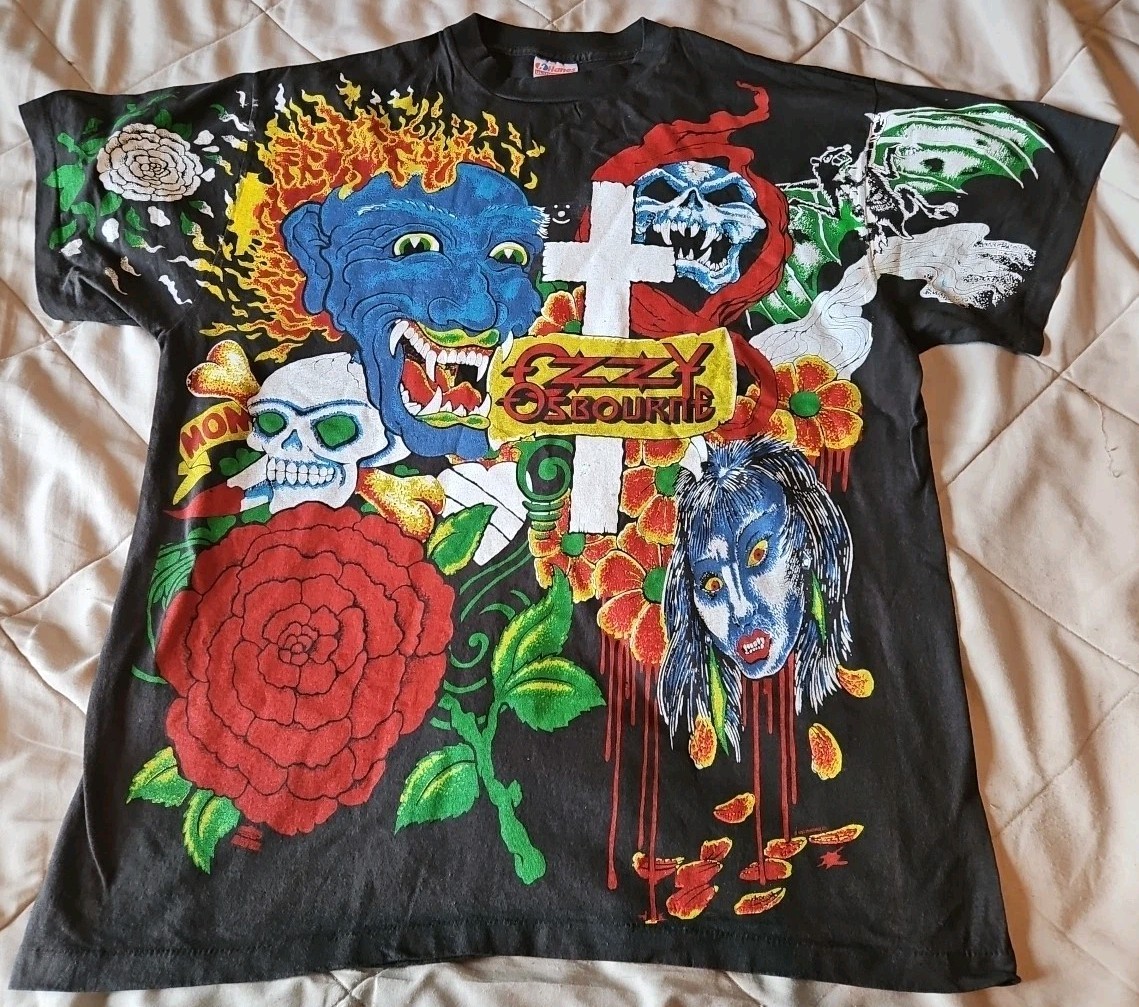 OZZY OSBOURNE reprint vintage 1992 TATTOO shirt AOP all over