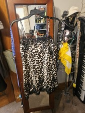 Victoria's Secret Vintage Leopard Print Slip Nightie Size Small