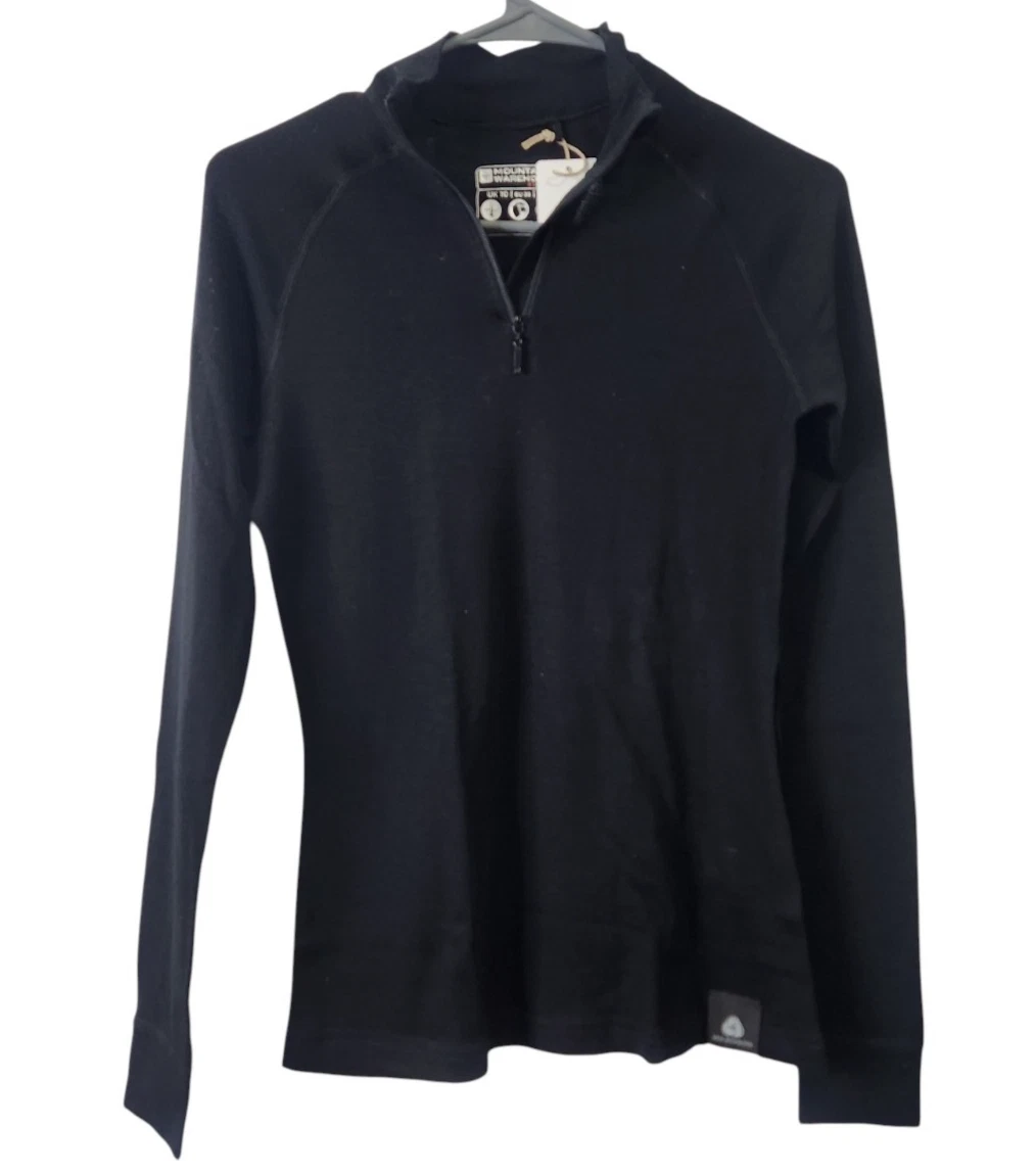 Mountain Warehouse Womens Sz 6 Merino Wool Base Layer Top Long Sleeve Pullover