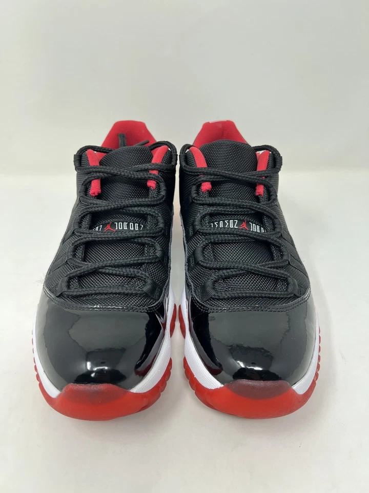 Nike Air Jordan 11 Retro Low Bred 2015 Negro Rojo Verdadero Blanco 528895-012 Usado Foto 2 de 4