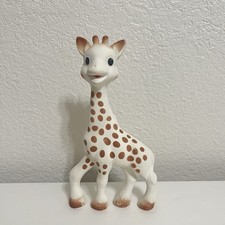 Sophie The Giraffe Rubber Baby Toy Teething Toy Teether Squeaker 7"