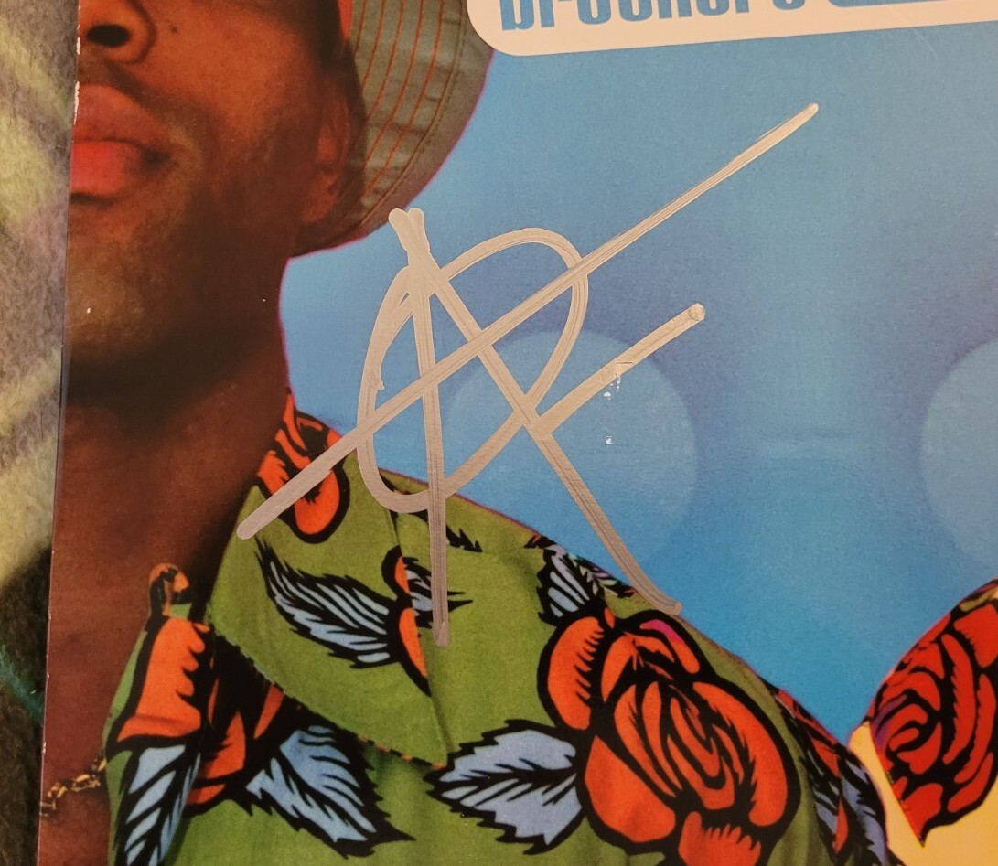 Jungle Brothers signed VIP vinyl record Beckett COA #BJ45215 Mike