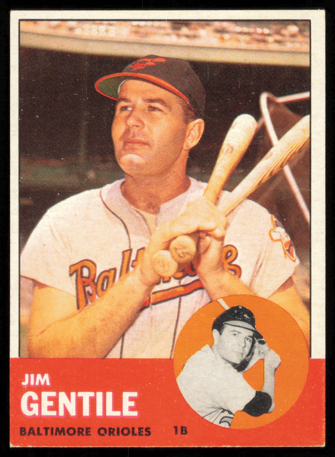 1963 Topps #260 Jim Gentile Baltimore Orioles