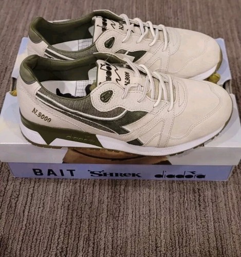 BAIT x Diadora x Shrek N9000 Dreamworks Shrek Sz 9 Fits 9.5 Deadstock New - Picture 6 of 19