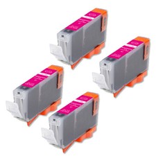 4 MAGENTA Printer Ink for Series Canon CLI-8 CLI-8M MP530 iP4300 IP4500 MP500