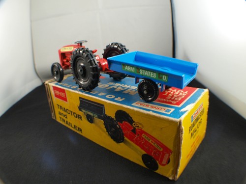 Lone Star GB Tractor Trailer Roadmaster Major Tractor RARE Farm Box Vintage - Picture 5 of 8