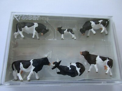 Preiser - Black and White Cows #10145 (NIB)