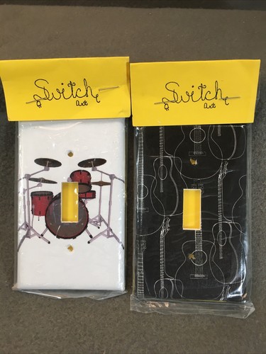 Switch Art Schlagzeug & Gitarren Lichtschalter Abdeckungen - Bild 1 von 12