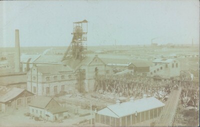 RUSSIA unidentified coal factory 1907 RPPC