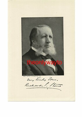 Dr. Richard S Storrs, Theologe & Historiker, Buchillustration (Druck), 1895