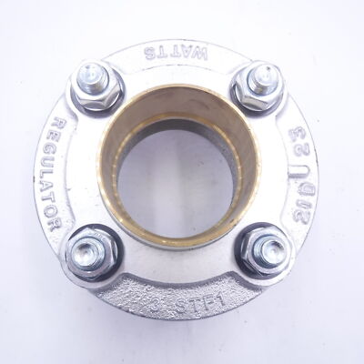 Watts Dielectric Flanged Fitting 3'' ID Brass Tailpiece Iron Thread-Copper Solder