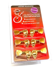 Grover Gold Keystone Roto-Grip Locking Guitar Tuners for Gibson LP/SG® 502GK