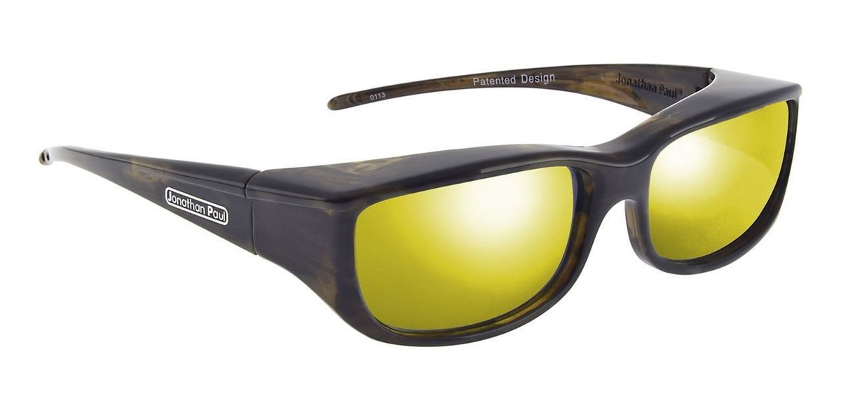 Jonathan Paul® Fitovers Eyewear Small Euroka in Brown-Marble  display picture 1