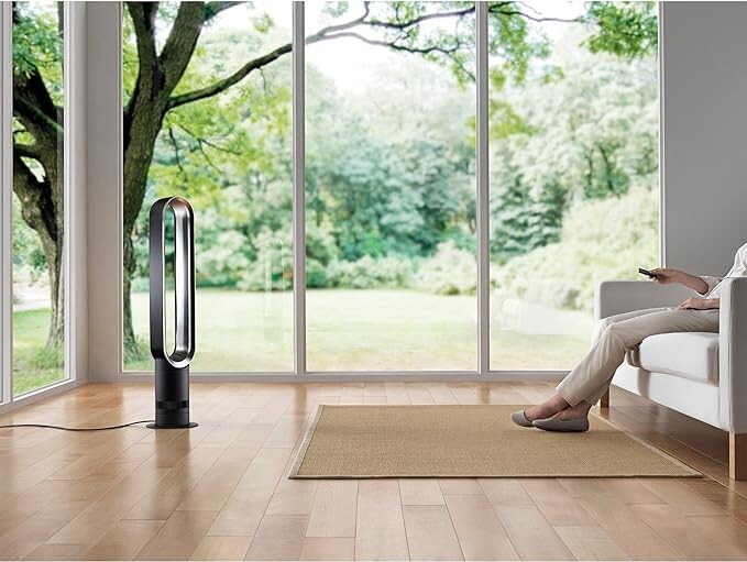 Dyson AM07 Tower Fan - Black/Nickel with Remote for sale online | eBay