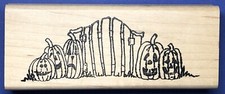 HALLOWEEN JACK O'LANTERN by Holly Berry House Great pumpkin patch border scene