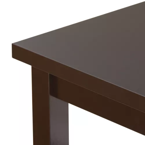 End Table Narrow Accent Side Table with 2 Drawer Storage for Bedroom Black/Brown - Picture 9 of 17