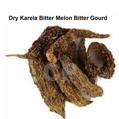 Bitter Melon Bitter Gourd Momordica Charantia Dry Whole Organic 250gm (8.8 OZ)`