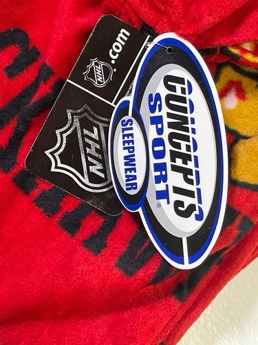 Concepts Sports Mens Chicago Blackhawks "Ramble" Micro Fleece Pajama Pants Red,M - Picture 8 of 10
