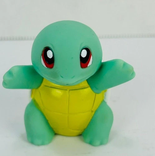 VTG Pokemon Squirtle Water Squirt Figure Toy Nintendo Burger King Collectib 1999