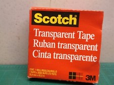 3M, Scotch 600 Transparent Tape, 1 inch X 2592 inches, 600