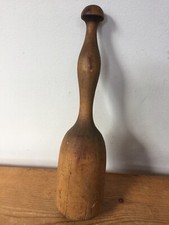 Antique Primitive Wooden Cabbage Stomper / Sauerkraut Masher — listing 2