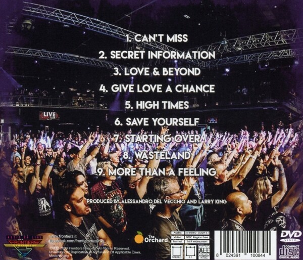 MICHAEL THOMPSON BAND - HIGH TIMES-LIVE IN ITALY (CD+DVD) CD