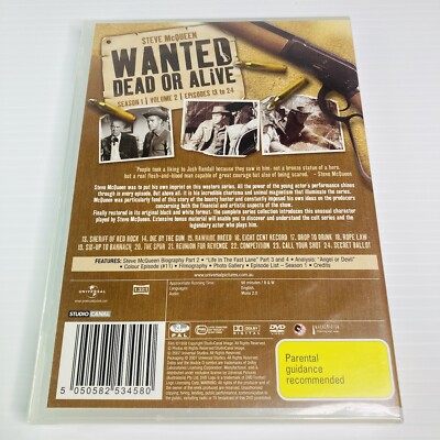 その他 Wanted: Dead Or Alive - Season One [DVD] Wanted Dead or Alive : Season 1 : Vol 1 (DVD, 1958) for sale
