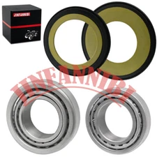 Steering Stem Bearing Seals Cover Kit for Yamaha TTR110E TTR125 TTR125LE 2000-24