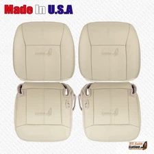 2003 - 2011 Lincoln Town Car Driver & Passenger Bottoms-Tops Leather Seat Cover