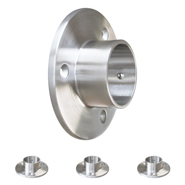 Wandflansch Edelstahl Fitting Wandanschluss Wandhalter Rohr Halter Handlauf F09