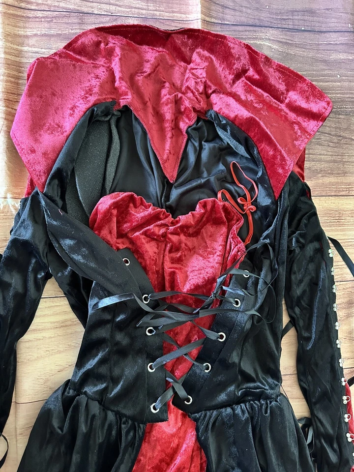 Disfraz de Halloween de Vampiro Vixen Sediento de Sangre para Adulto Mujer Talla M Foto 4 de 4