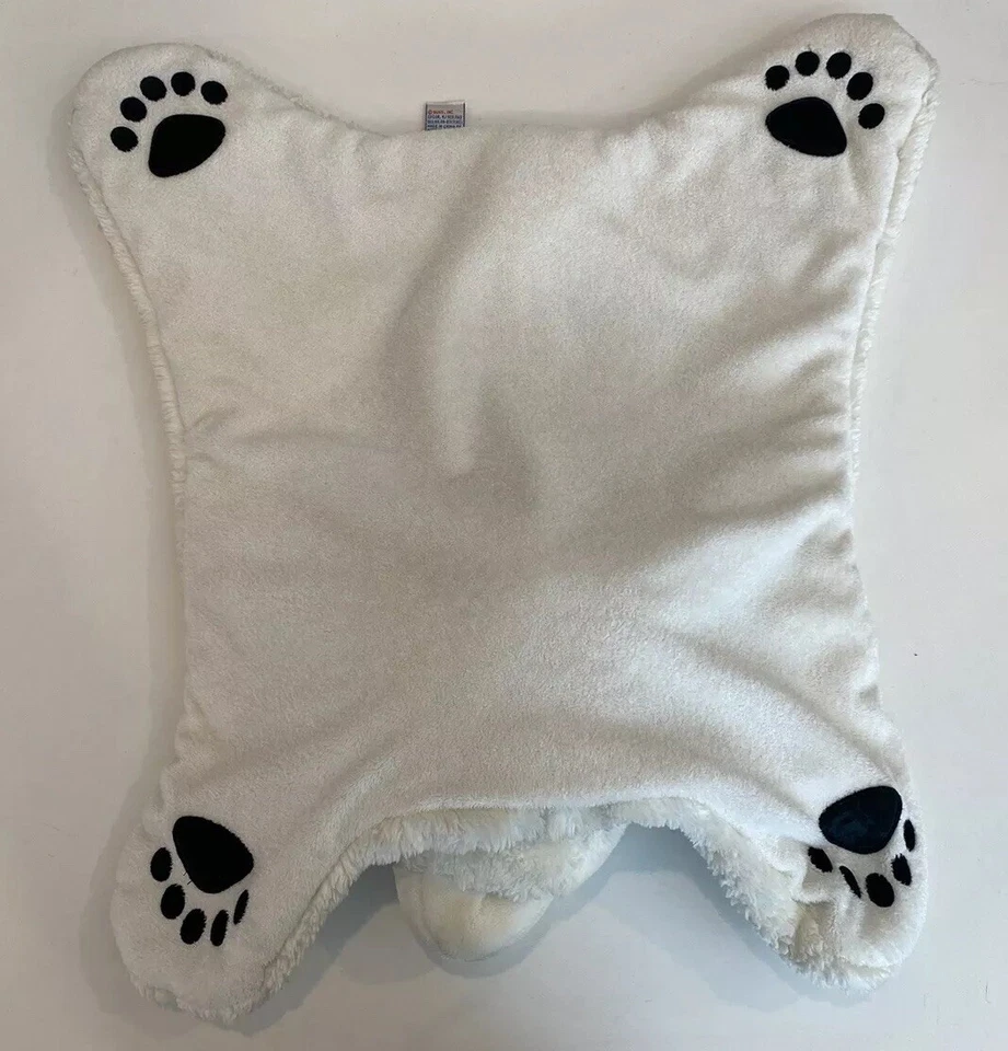 GUND Sobre Rojo Cómodo Acogedor Oso Polar 46105 Blanco Suave Empuje Bebé Mat Juguete Foto 3 de 4