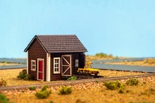 Z Scale Laser Cut KIT Handcar Shed