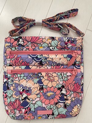 Vera Bradley Minnie\'s Garden Party Mini Sling NWT Minnie Mouse Garden Party Collection by Vera Bradley is in  main image 2