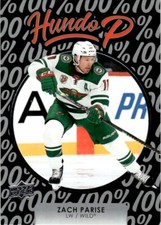 2021-22 Upper Deck Hundo P Zach Parise Minnesota Wild #HP-2