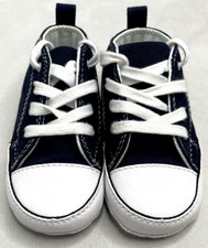 CONVERSE BABY INFANT CHUCK TAYLOR ALL STAR FIRST STAR HI SHOE NAVY SIZE 4 EUC 
