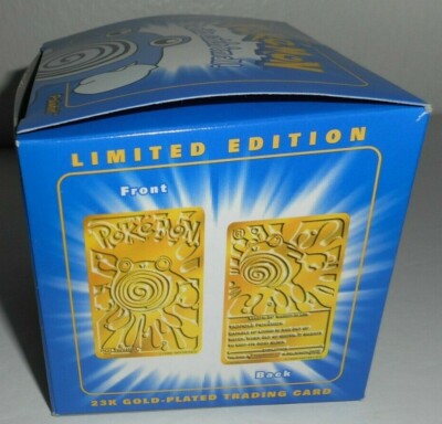 New #61 POLIWHIRL Pokemon Limited Edition 23K Gold Plated Trading Card W  COA | eBay