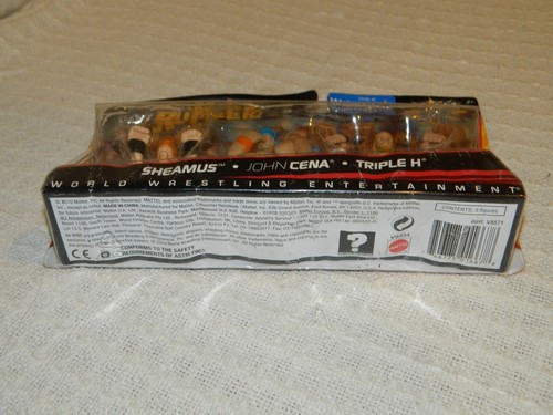 2010 Mattel WWE Rumblers Sheamus John Cena Triple H Figures NEW READ - 第 6/7 張圖片