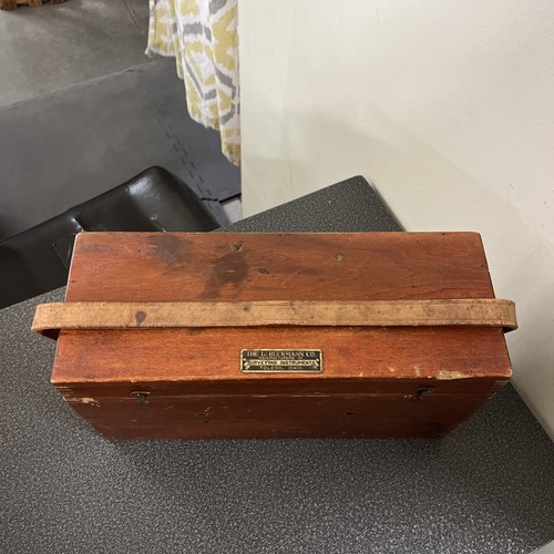 Antique Surveyors Transit Level Wood Box Case L Beckmann Co - Picture 14 of 16